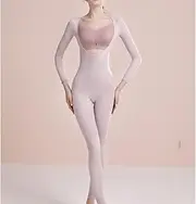 Full Body Shaping Shapewear Bodysuit Belly Lift Buttocks Leg Girdle Waist Show Thin Body Underwear Female