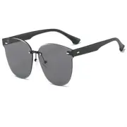 G91 Anti-UV Sunglasses Shading Rimless Plain Glasses Eye Protection Women