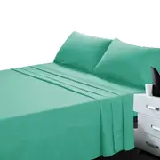 Soft Bed Sheet and Pillowcase Set Ultra High GSM - Ice Blue