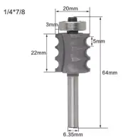 Woodworking Shank Router Bit 1/2 Inch Cutter Milling Carbide Round