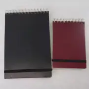 2 Spiral Blank Red Sketch Journal Diary Notebook Drawing Lot
