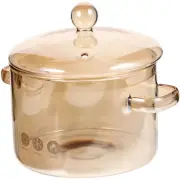 Stockpot with Lid Ramen Noodle Round Non -dry Glue Inflatable Fallout