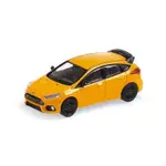 【名車館】MINICHAMPS 870087205 FORD FOCUS RS 2018 ORANGE 1/87