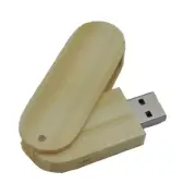 Lot 50p Wooden Rotation Swivel Pendrive USB Flash Drive Memory Stick 8GB Custom
