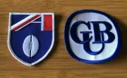 Carlton Football Club 1990s CUB Jumper Sponsor & AFL patch BLUES combo set