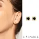 PD PAOLA 西班牙時尚潮牌 金色單鑽耳環 迷你黑鑽耳環 925純銀鑲18K金
