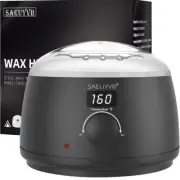 ✅Professional Digital Wax Warmer with Lid and 16oz Pot for Hair Removal (Black)✅