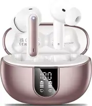 Wireless Earbuds - Hi-Fi Stereo Earphones w/ Noise Canceling Mic 42-HR Playtime