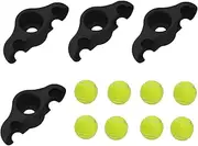 Cycling Snap Feet Adapters, Anti-Slip 8 Pack Tennis Balls Home Workout Equipment 4X, Shock Absorbing Stationary Bike Stand Core Rocker Feet for Bike Trainer