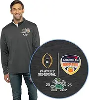 Vantage Apparel Men's Notre Dame Fighting Irish Orange Bowl 1/4 Zip