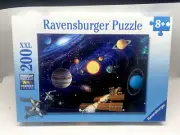Ravensburger Puzzle 200 Pieces "The Solar System" New Sealed