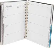 Weekly Monthly Scheduler Notebook a Spiral Planner Academic School Office Undated Planning Calendar