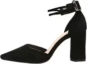 HOBTEC Closed Toe Heels for Women Pointed Toe High Heels Block Women Pumps Court Shoes