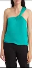 Lush Ruched One-Shoulder Top Size Small NWT