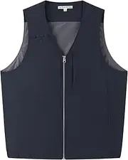 [ALBATROSS] Premium Multi-Functional Travel Vest with RFID Protection for Passport and Credit Card Pockets, Cut-Resistant Cash Pockets, Unisex