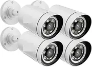 4K 8MP POE IP Camera H.265 Home Waterproof Surveliance Video Audio Street Color Night Vision Detection(4PCS 8MP POE)