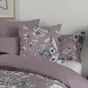 Lucia Mauve European Pillowcase Size 65X65cm by MyHouse