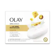 Olay Ultra Moisture Beauty Bar Soap with Shea Butter 4 Bar 3.17 Ounce Pack of 12