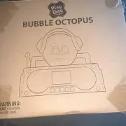 Play Day Bubble Octopus, Bubble Blowing Toy, Includes 4Oz Bubble Solution New