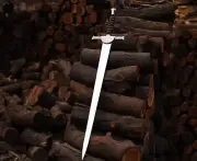 Hand Forged Carbon Steel Viking Sword Battle Ready Viking Medieval With Sheath