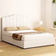 Bed Frame Double Size Boucle FION