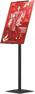 Advertising Support Board Sign Stand Poster Holder,Replaceable Advertisement Rack Sign Stand for Activities Display Stand,Adjustable Floor Sign Stand with Square Base