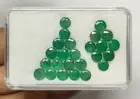 Natural Emerald Round cut 5.00 mm 12.10 cts, 25 Pieces Lot Loose Green Emerald