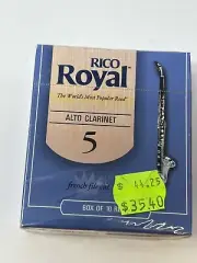 Rico Royal Alto Clarinet Reeds Strength 5 (10 Pack)