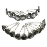 Stainless Steel Wire Brush Set for Rotary Tool Die Grinder Flat Wheel Cup J2S7
