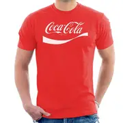 Coca-Cola Coca Cola 1941 Swoosh Logo Men's T-Shirt Red Medium