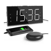 在飛比找樂天市場購物網優惠-[2美國直購] ROCAM 強力搖床鬧鐘 LED顯示 重度睡
