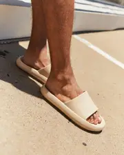 [Lucid] Lucid Men's Rebound Sandalss in Off White Size 13 13 Off White