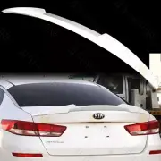 FOR 16-20 KIS OPTIMA W-POWER PEARL WHITE V-STYLE TRUNK DUCKBILL SPOILER WING
