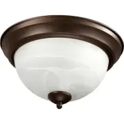 Quorum International 3066-15-86 Fort Worth Flush Mount Oiled Bronze