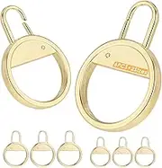 Circle Zipper Pull Replacement Zipper Handle Replacement Zipper Handle Mend Fixer Zipper (Gold)