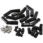 Aeroflow Ceramic 135 Boots & Terminals 8 Boots & 8 Terminals 135 Degr - AF4038-3333C-8