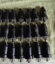 Vintage Radio Valves 1950s 6A8 X 27 metal Convertors Nos ?