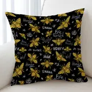 Cool Honey Bees Cushion Cover