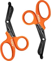 Risen Medical Scissors with Carabiner-7.5" Bandage Trauma Shears, Blades Stai...