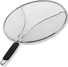 Bergkoch Splatter Screen for Frying Pan 13 Inch Stainless Steel Grease Splatter