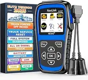 [NEXAS] NL102 Plus Full Systems Heavy Duty Truck Scan Tool Force DPF Regen Tool HDOBD/EOBD Diagnostic Scanner with Oil Reset Sensor Calibration Truck & Car 2 in 1 Code Reader (Elite Version)