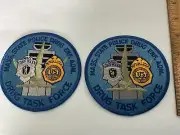 Massachusetts State Police Drug Task Force collectable patch set new