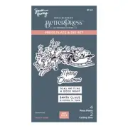 Spellbinders Santa's Sleigh Press Plate & Die Set from the Glad Tidings Collecti
