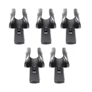 5PCS Universal Microphone Clips Clamp Holder Part For Wired / Wireless Mic Stand