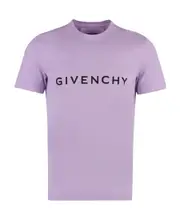 GIVENCHY Archetype slim fit t-shirt in cotton S,L,XXL lilac