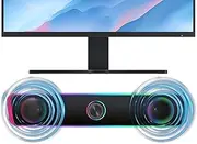 PC Speaker, Wired Computer Sound Bar, Small Speaker for Laptop, Tablet, Phone, Computer, 3.5mm Audio Jack Connection