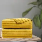 Oliven 2 Piece Yellow Cabana Stripe Hand Towels for 2 Pcs Towel,