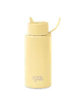 frank green Ceramic Reusable Bottle - 34oz 1,000ml - Buttermilk