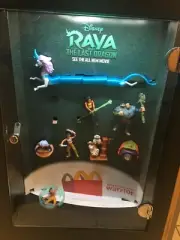 Set of 7 Raya The Last Dragon Mcdonalds Happy Meal Toys 2021 New and Sealed