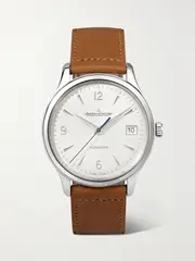[Jaeger-LeCoultre] Jaeger-LeCoultre - Master Control Date Automatic 40mm Stainless Steel And Leather Watch - Silver - One size One size Silver